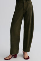 Suede Balloon Pants