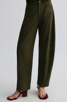 Suede Balloon Pants