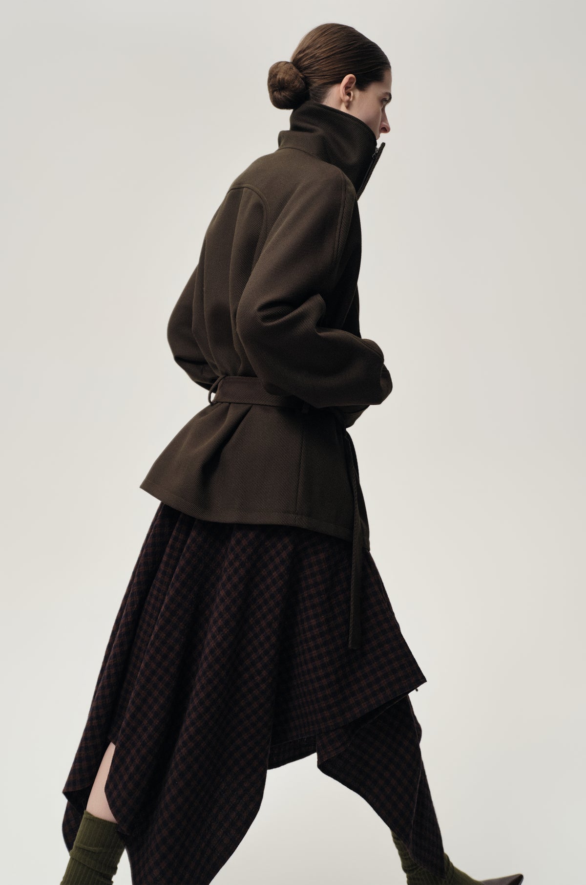 Retro Wool Jacket Black Olive
