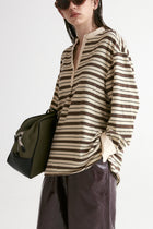 Long-Sleeve Striped T-shirt