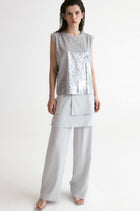 2in1 Set Trousers-Cloud Gray