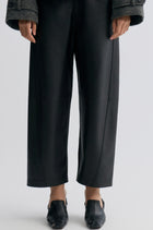 Leather Balloon Pants Black