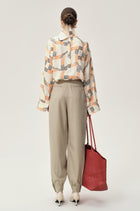 Balloon Pleat Trousers Fossil