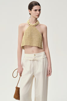 Reef Beaded Halter Top