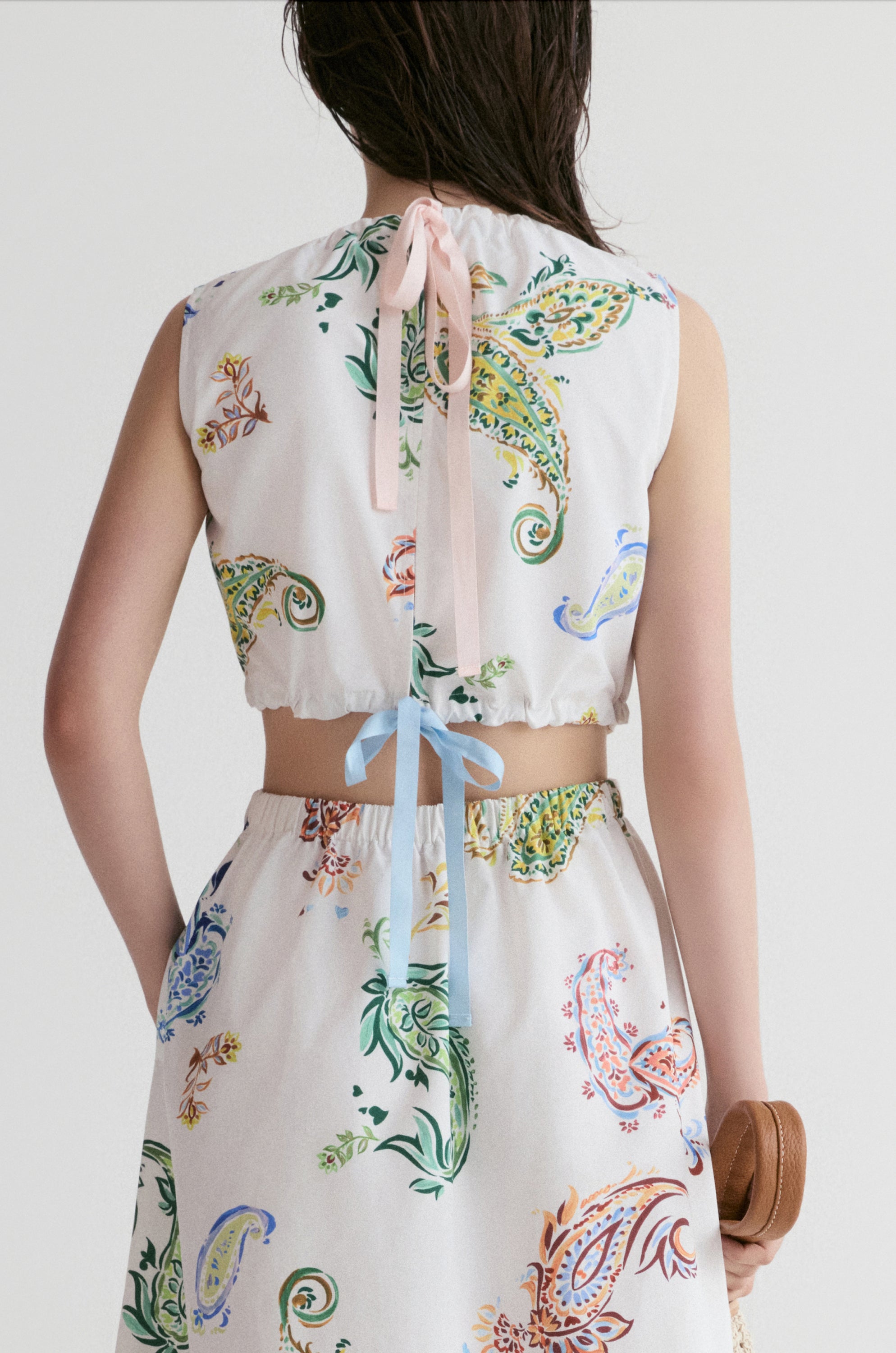 Santorini Paisley Maxi Dress