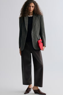 Boxy Check Blazer