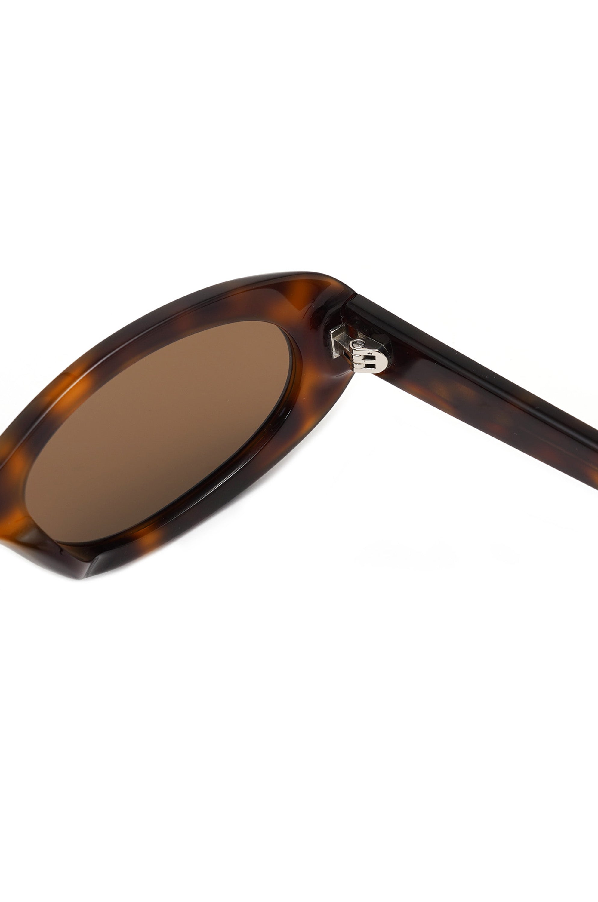 Audrey Oval-frame Sunglasses-Havana brown
