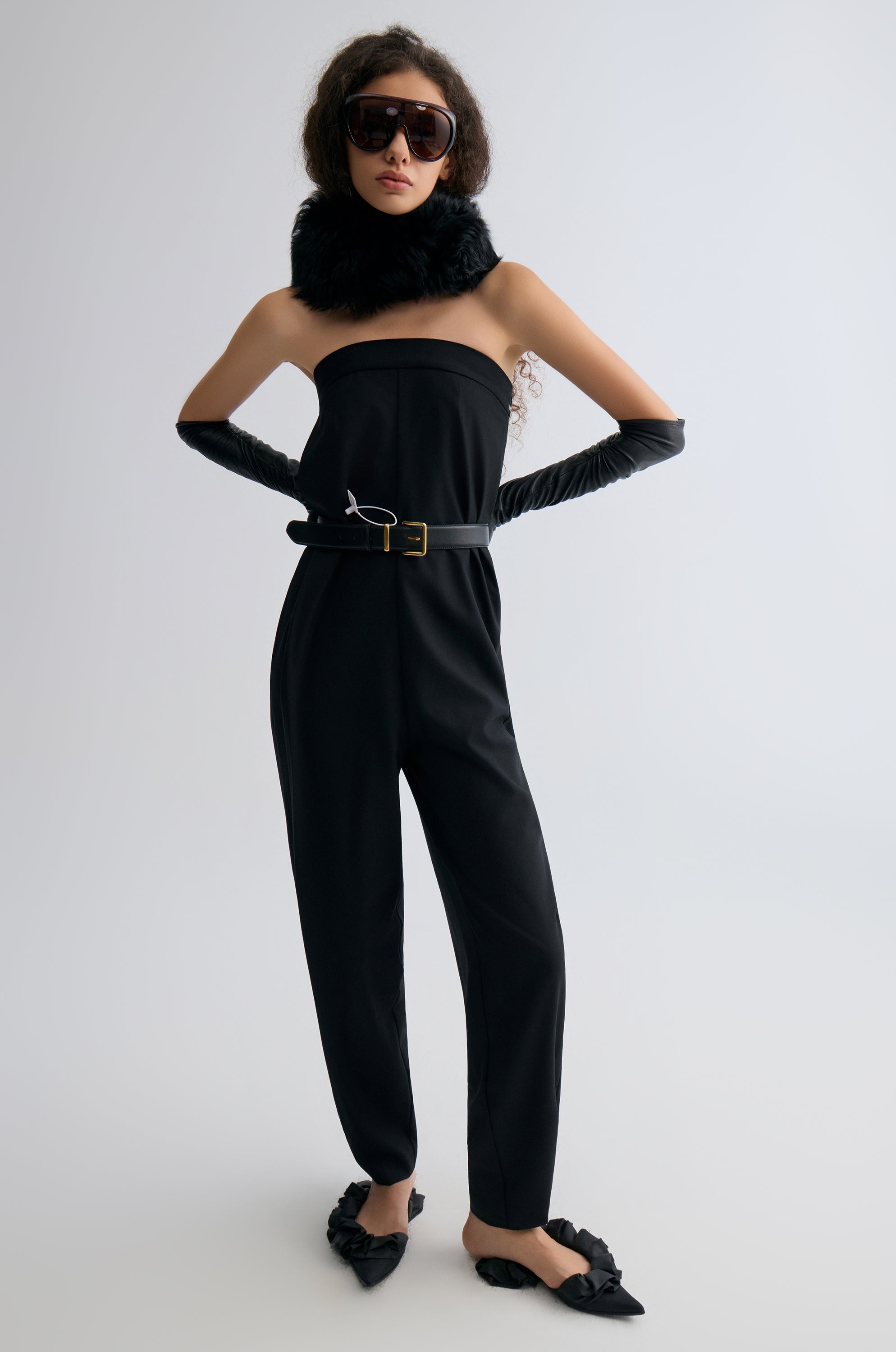 Strapless Tailored Jumpsuit
