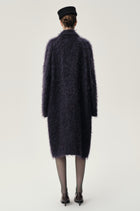 Modernist Mohair Coat Midnight