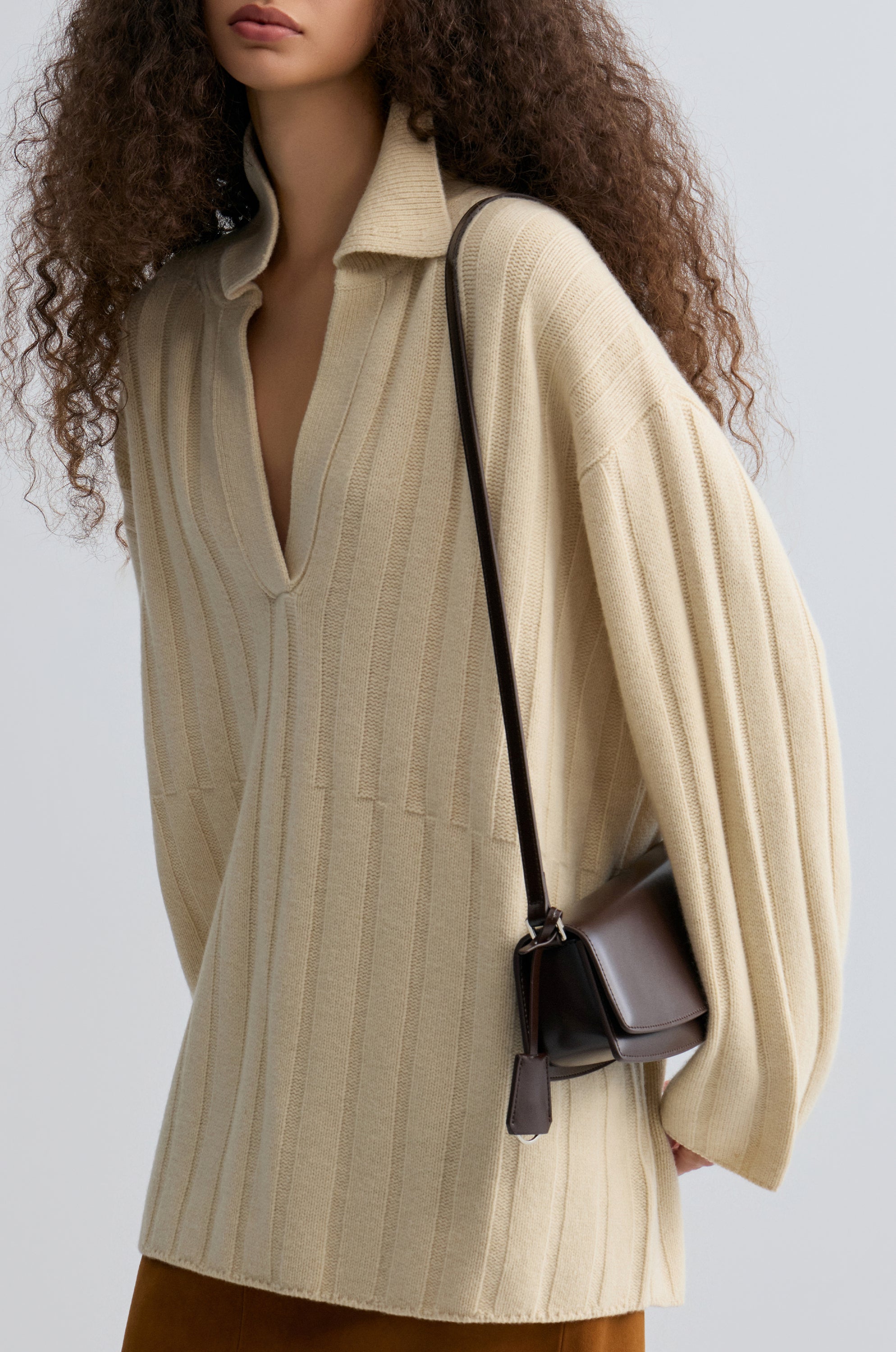 90s Utility Shoulder Bag Brown