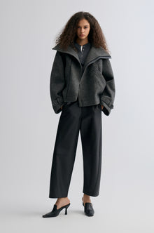 Retro Herringbone Wool Jacket