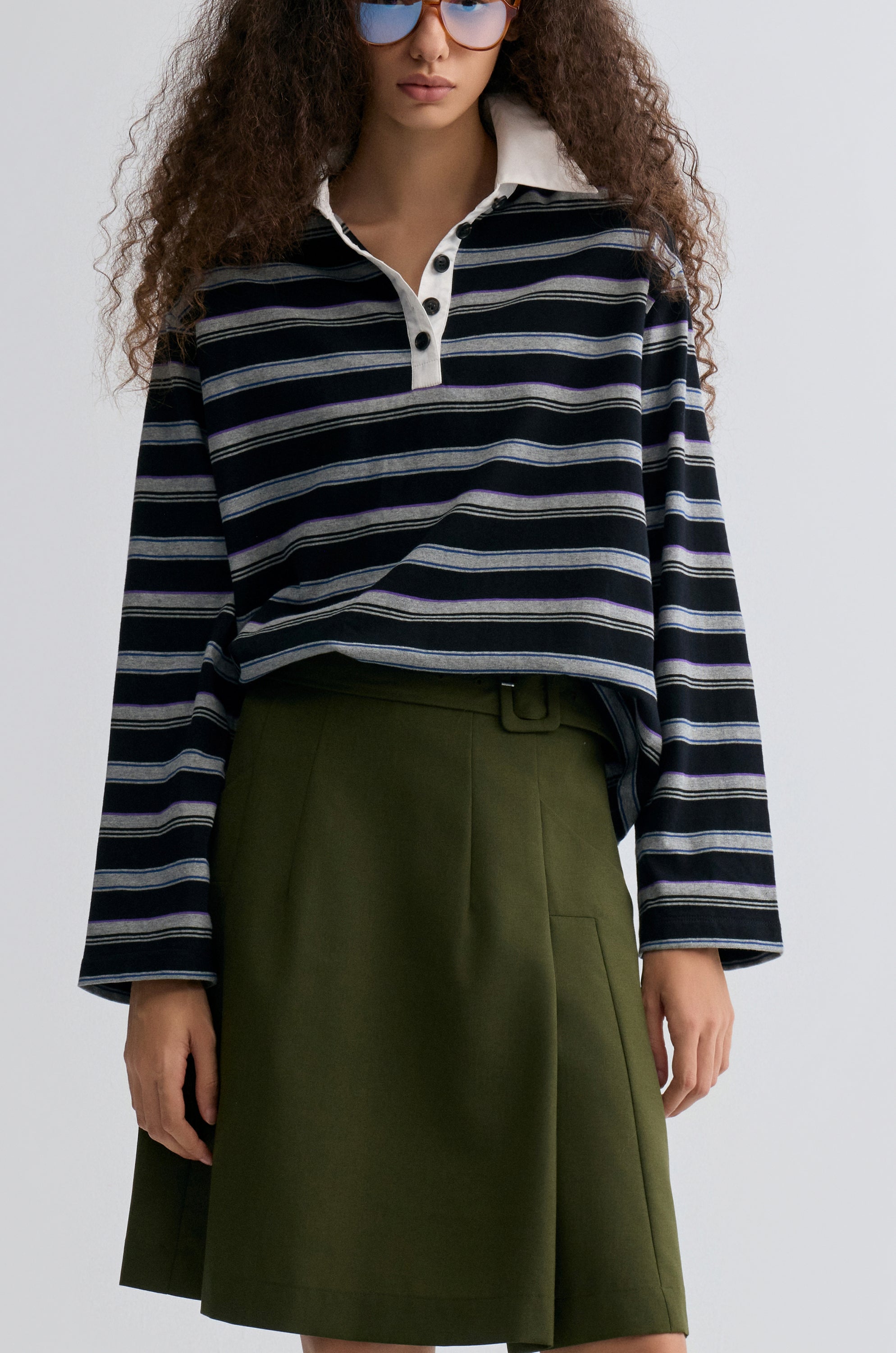 Rugby Stripe Polo Shirt