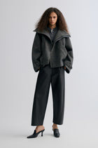 Retro Herringbone Wool Jacket