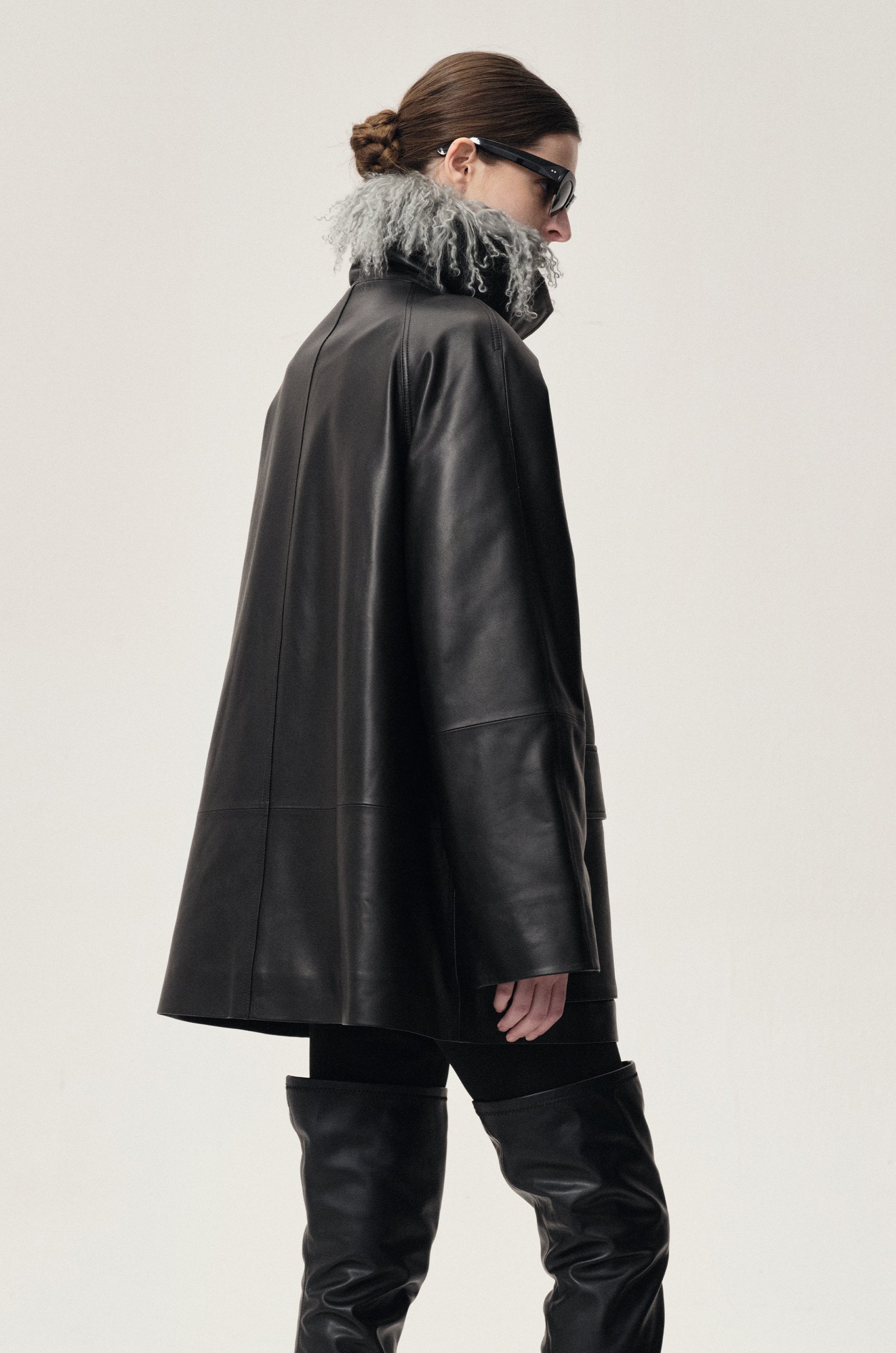 Celestine Leather Jacket Black