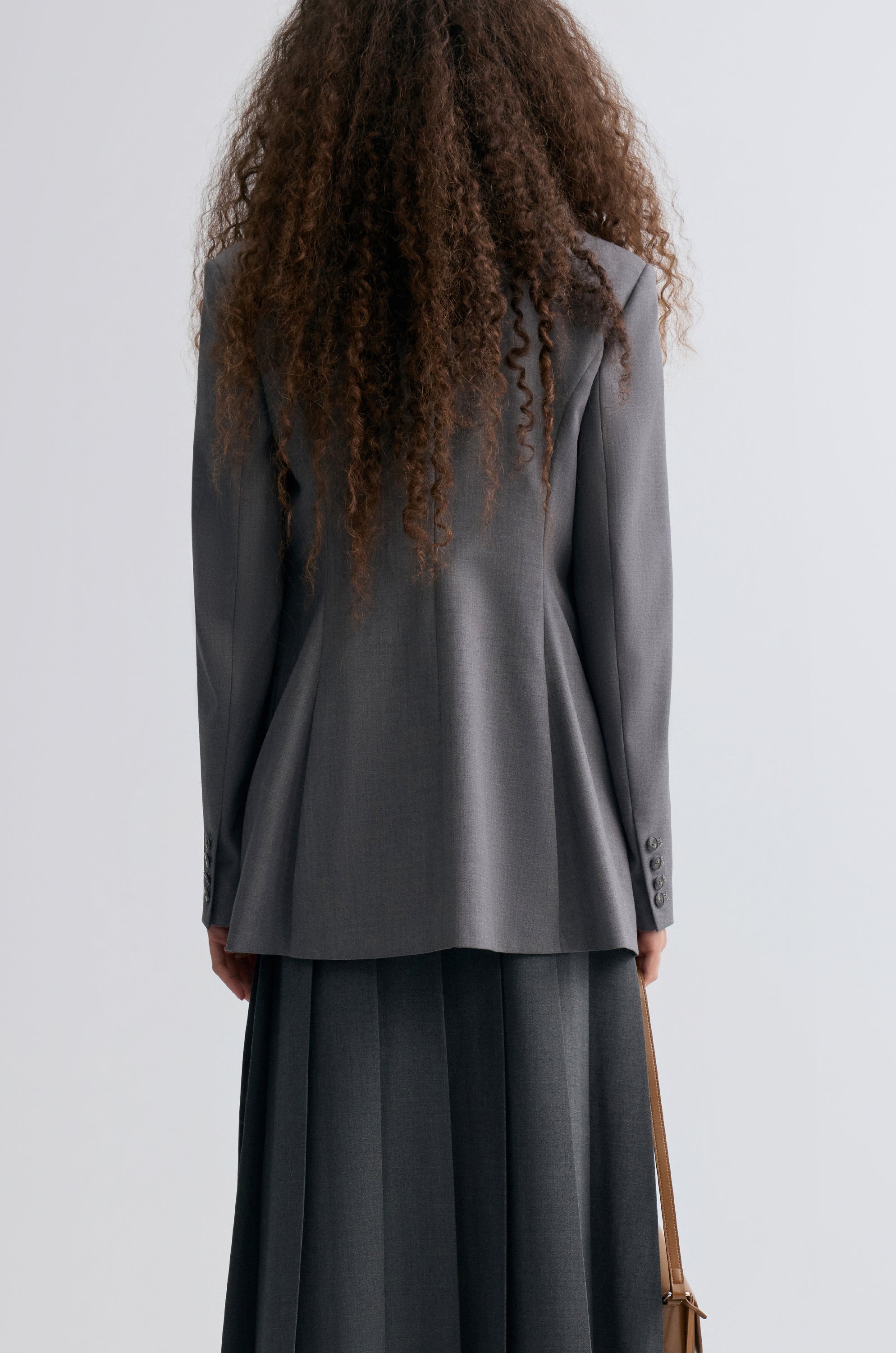 Marlene Double-Breasted Blaze Grey Melange