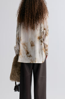 Fur Print Blouse