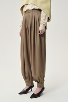 Balloon Pleat Trousers Pepper