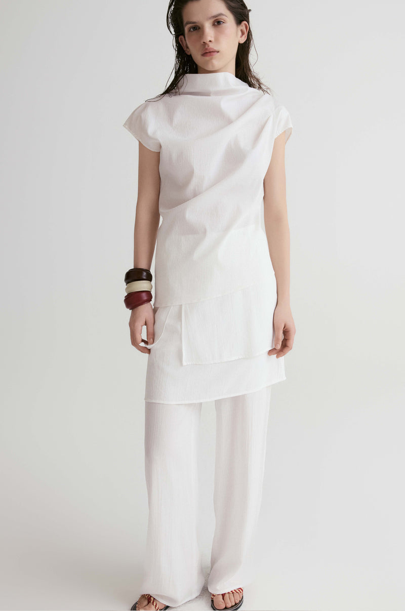 2in1 Set Trousers-White