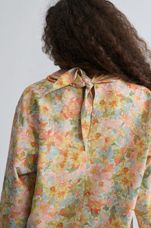 Floral Print Scarf Top