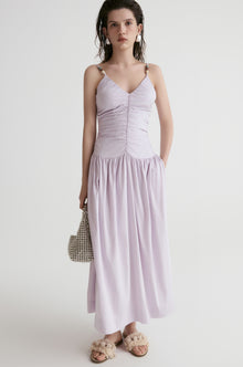 Tuscany Drape Cami Dress-Lillac