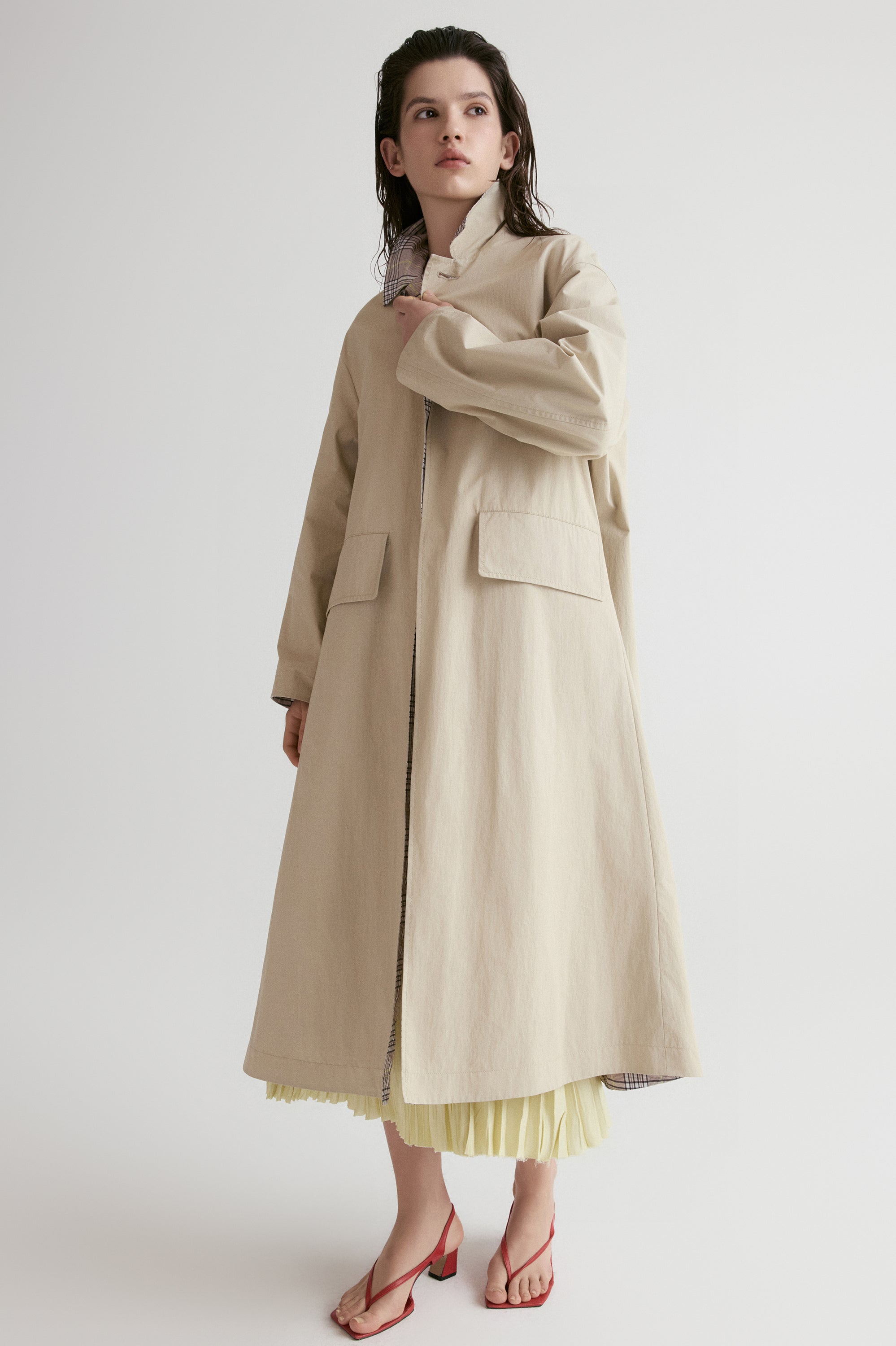 Cherbourg Reversible Trench Coat