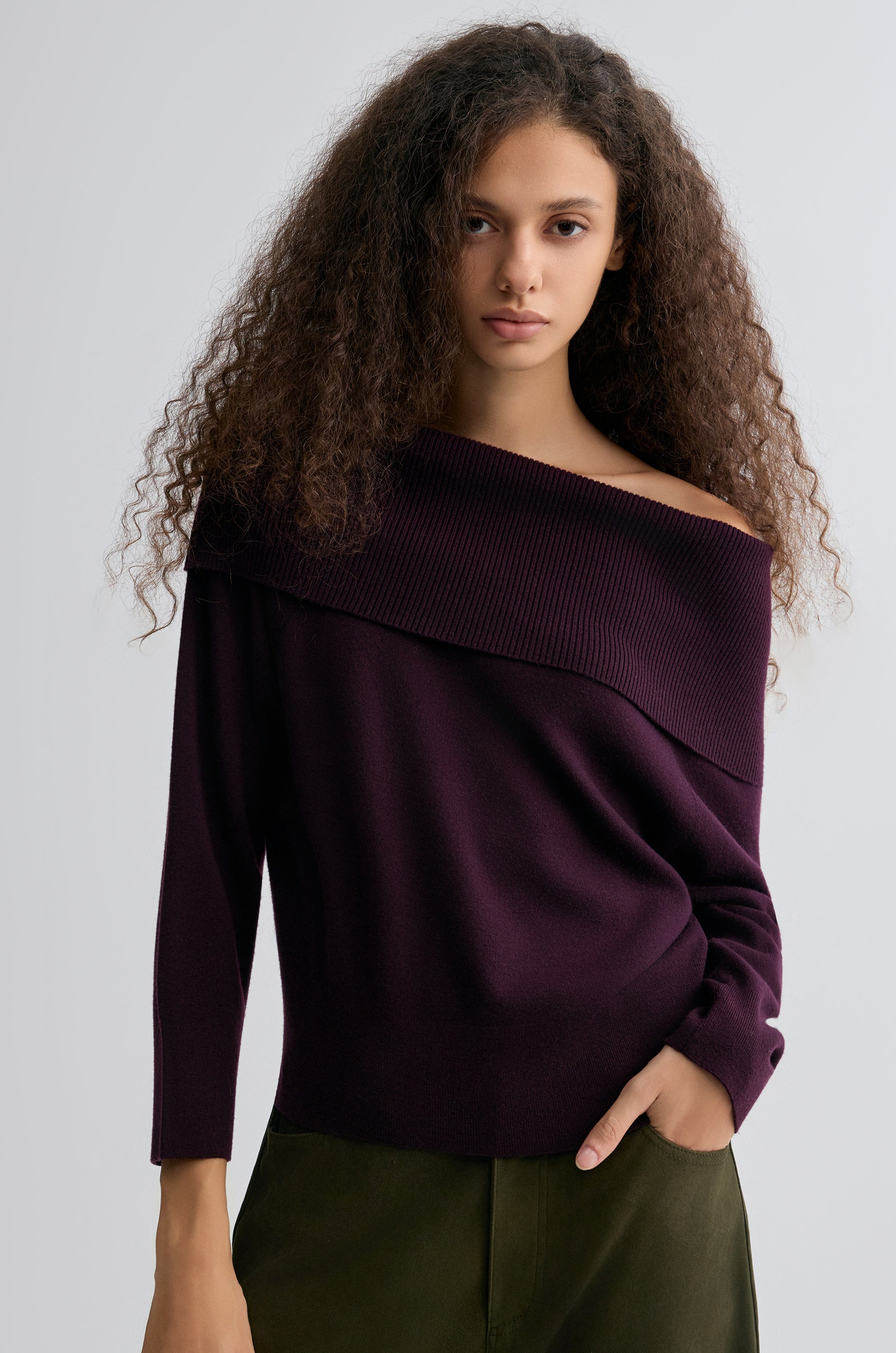 Carrie Off-the-shoulder Sweater