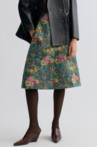 Rosetta Jacquard Skirt Grey