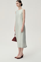 Sleeveless Open-back Maxi Dress Dust Mint