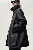 Celestine Leather Jacket Black