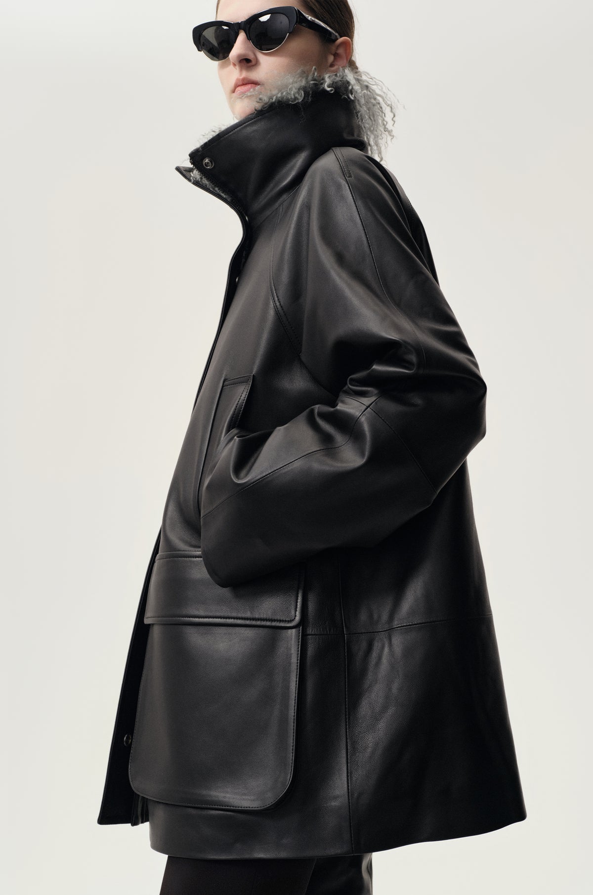 Celestine Leather Jacket Black
