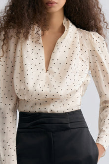 Polka Viscose Blouse
