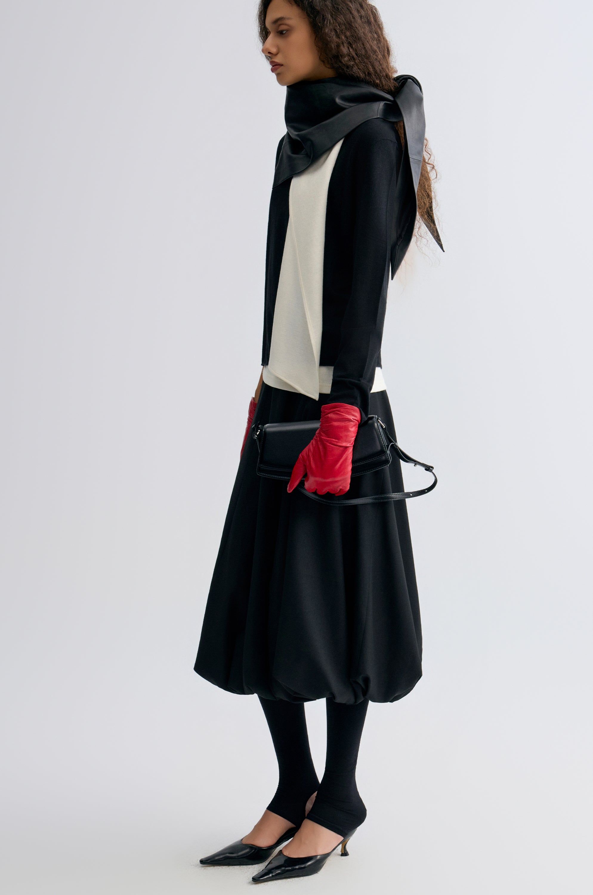 Tulip Ballon-hem Skirt