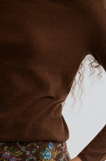 Wholegarment Fine Turtleneck Rust