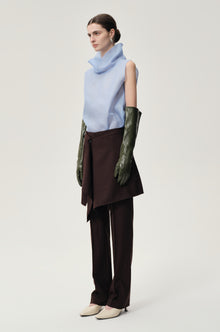 Layered Skirt Trousers Rum