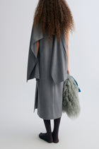 Opera Cape Maxi Dress Grey Melange
