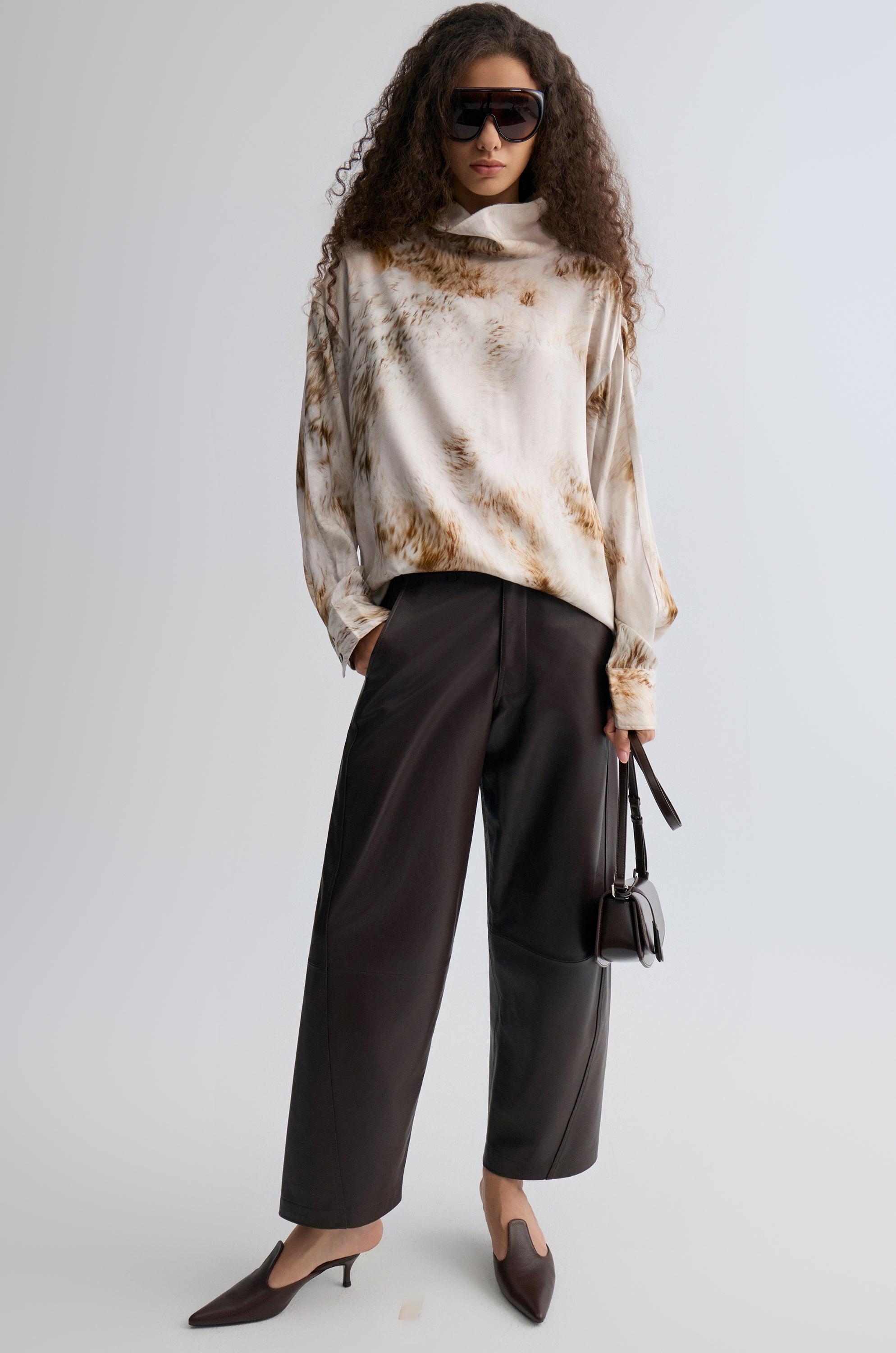 Fur Print Blouse