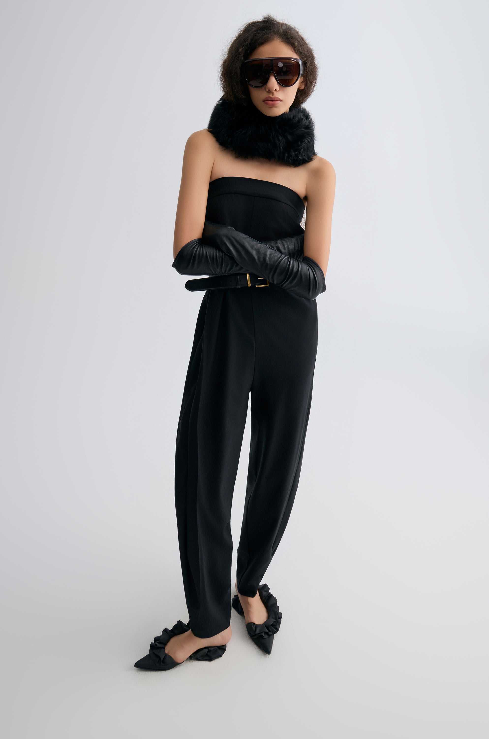Strapless Tailored Jumpsuit