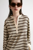 Long-Sleeve Striped T-shirt