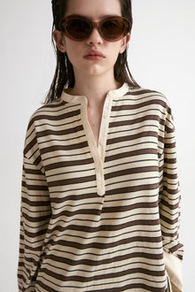 Long-Sleeve Striped T-shirt