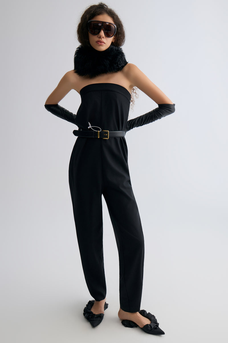 Strapless Tailored Jumpsuit