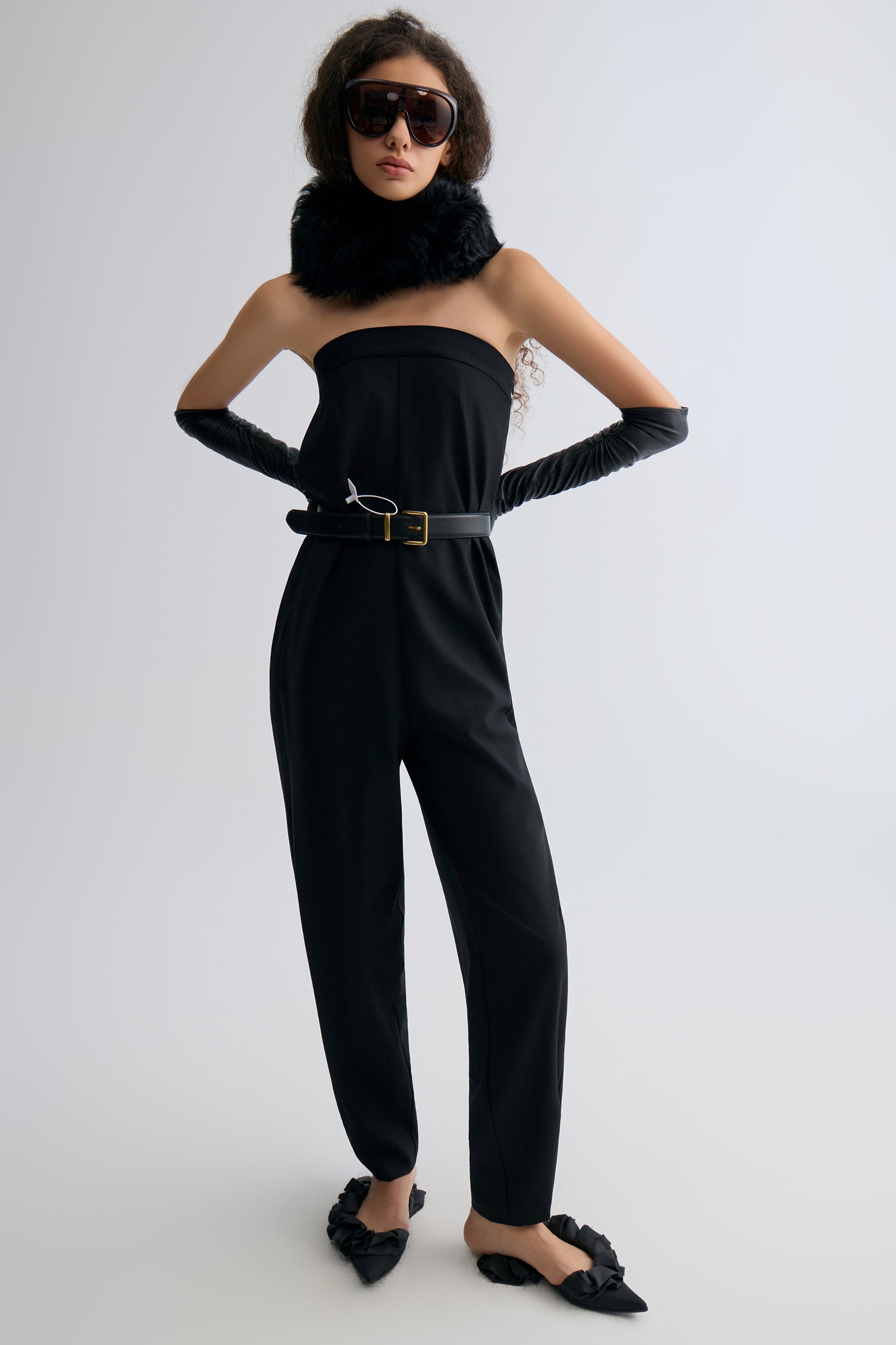 Strapless Tailored Jumpsuit