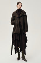 Retro Wool Jacket Black Olive
