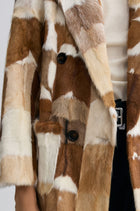 Chevre Patchwork Fur Coat