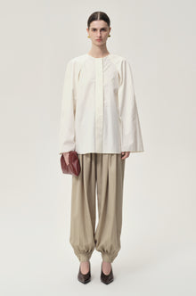 Sculptural Shaped Shirt Off-White