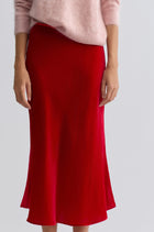 Velvet Mermaid Skirt Crimson