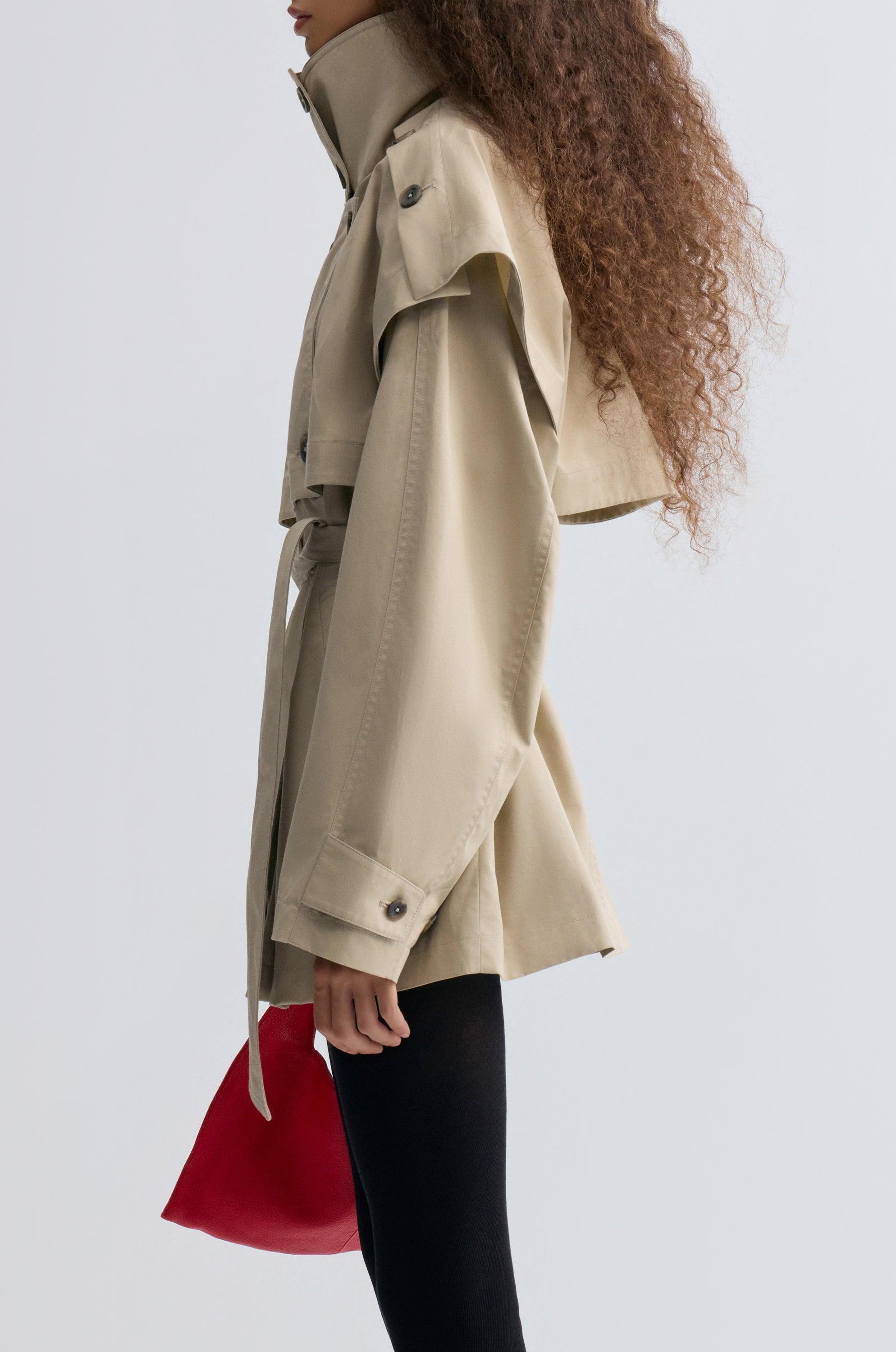 ジャケット・アウター Riu 2way cape trench coat Cape Trench Jacket | Front Row Shop