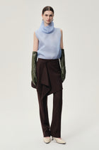 Layered Skirt Trousers Rum