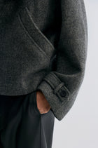 Retro Herringbone Wool Jacket