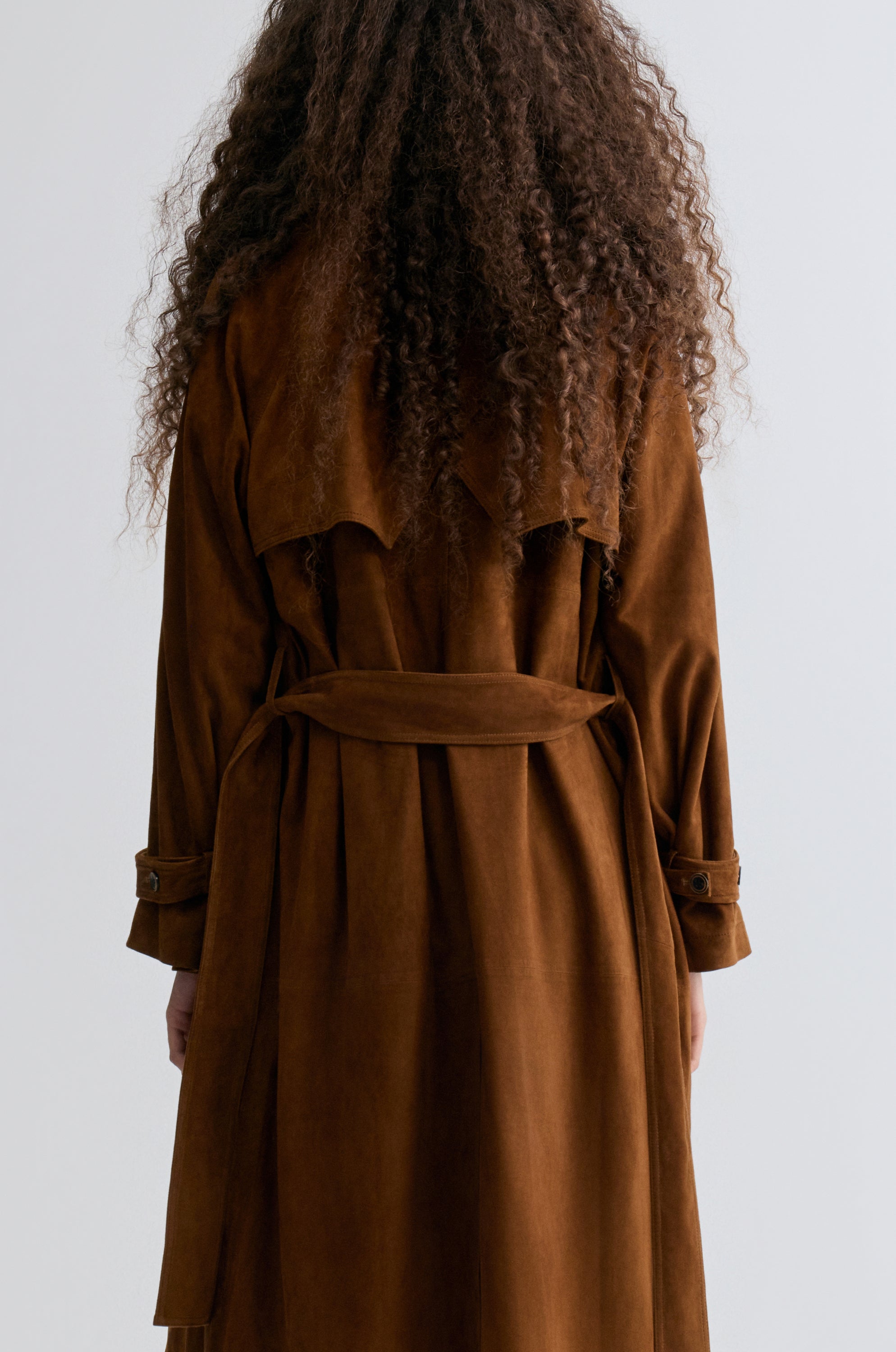Bonnie Trenchcoat in Suede