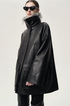 Celestine Leather Jacket Black